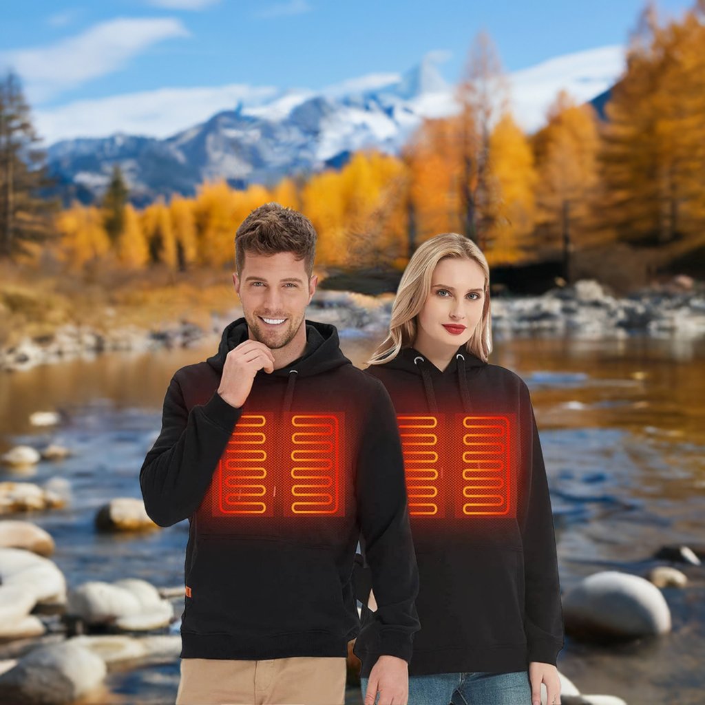 Stay Warm Anywhere: Introducing the Heating Hoodies Unisex USB with Powerbank