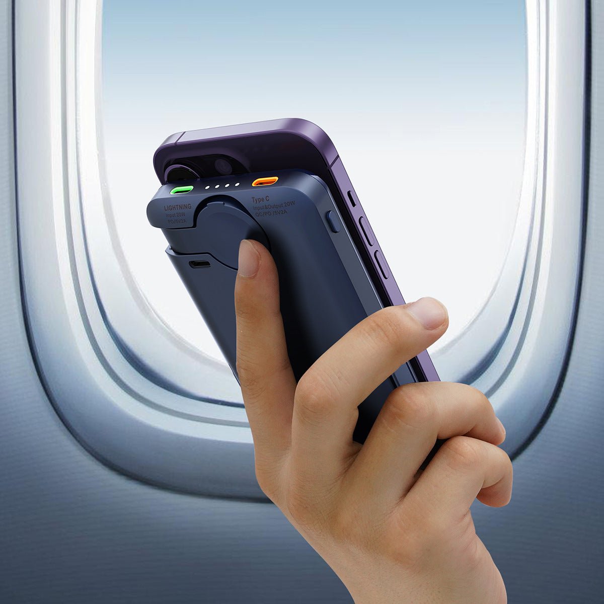 Magnetic Power Bank Wireless Charger - @3 - MMM