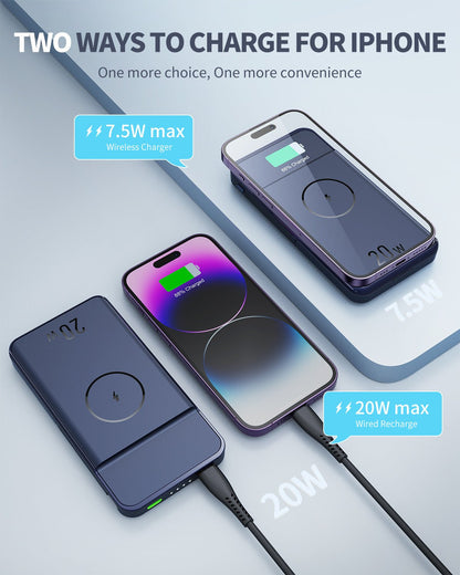 Magnetic Power Bank Wireless Charger - @3 - MMM