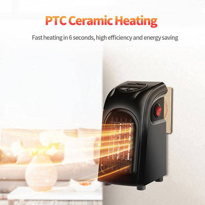 Winter Air Heater Fan Heater Electric Home Heaters Mini Room Air Wall Heater Ceramic Heating Warmer Fan For Home Office Camping @3-MMM