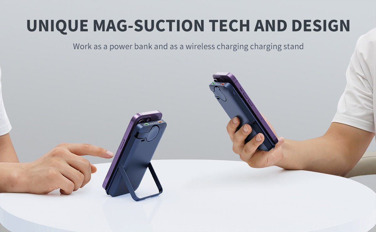 Magnetic Power Bank Wireless Charger - @3 - MMM