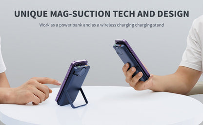 Magnetic Power Bank Wireless Charger - @3 - MMM