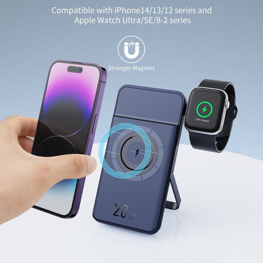 Magnetic Power Bank Wireless Charger - @3 - MMM