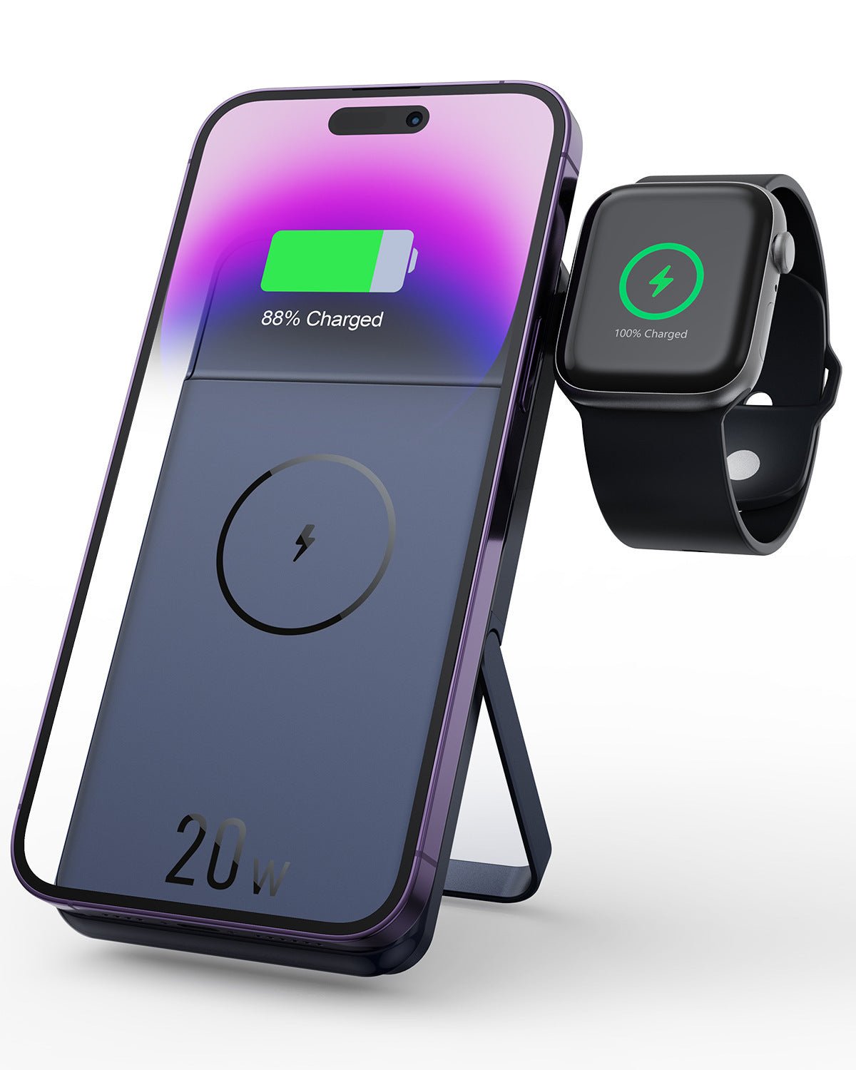 Magnetic Power Bank Wireless Charger - @3 - MMM